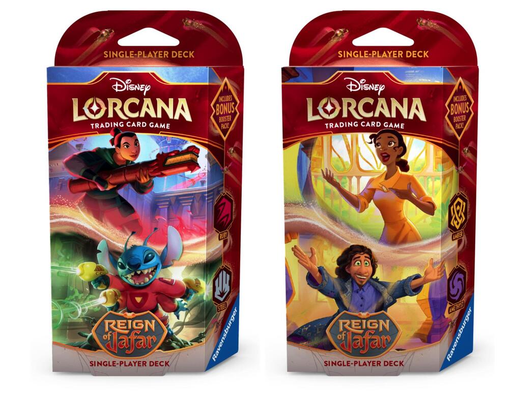 Disney Lorcana - Reign of Jafar Starter Deck 2-Pack Bundle