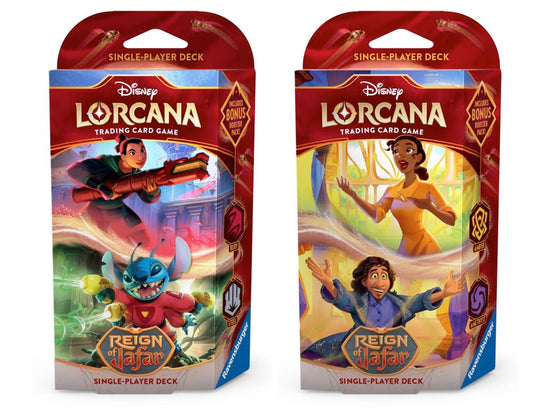 Disney Lorcana - Reign of Jafar Starter Deck 2-Pack Bundle