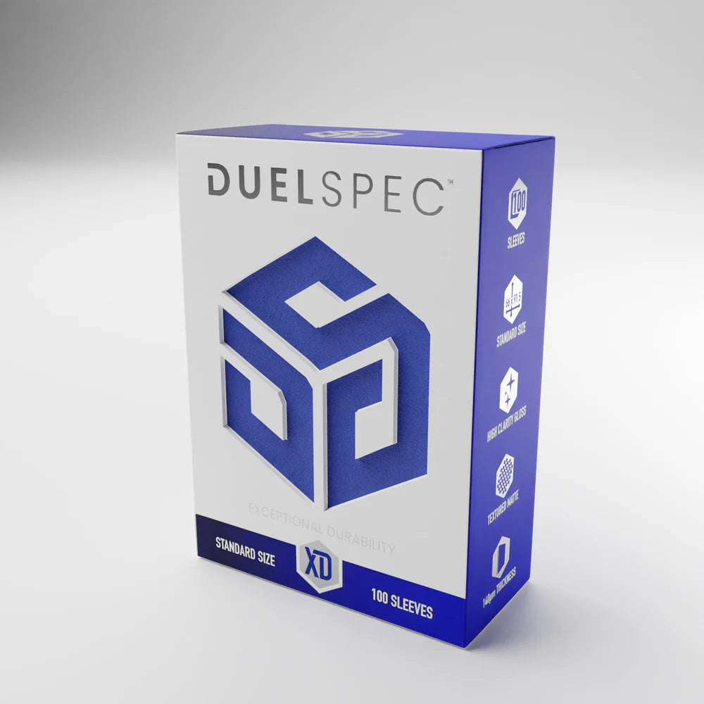 DuelSpec XD Standard Size Sleeves - Cobalt Blue